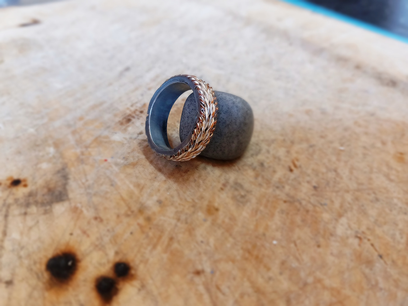 Anillo de Metal Politrençat